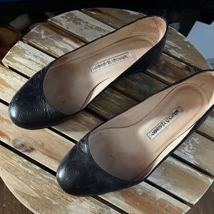 SOLD! Manolo Blahnik leather ballet flats -- 36.5